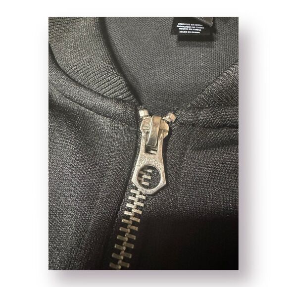 Volcom Stone Album Track Jacket Full Zip Black White Zip Pockets Men’s Size L - Picture 5 of 9